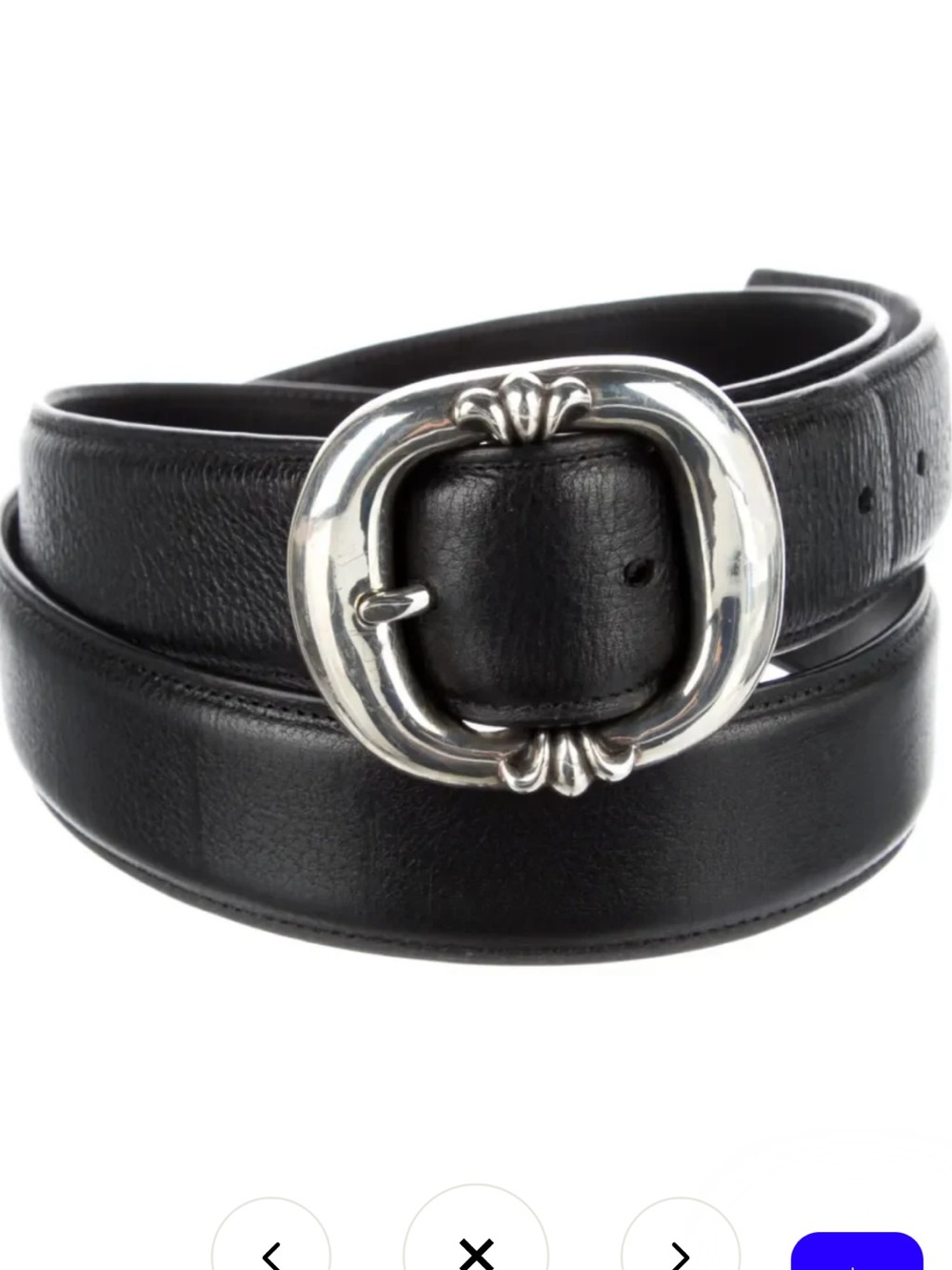 Chrome Hearts Black gunslinger belt